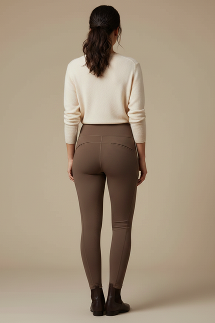 Pantalon Équitation Marron - Polyester - vue 2