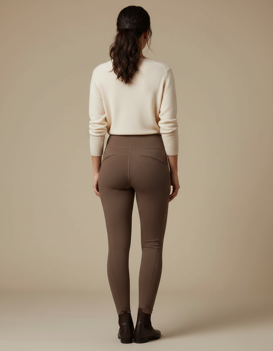 Pantalon Équitation Marron - Polyester - vue 2