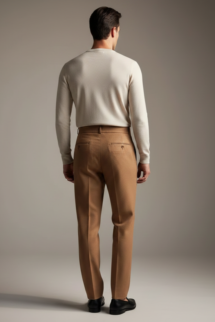 Pantalon Marron 104b - Camel Laine - vue 2