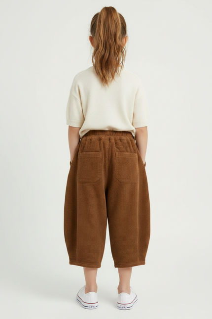 Pantalon Marron 3cc3 - Cordé - vue 2