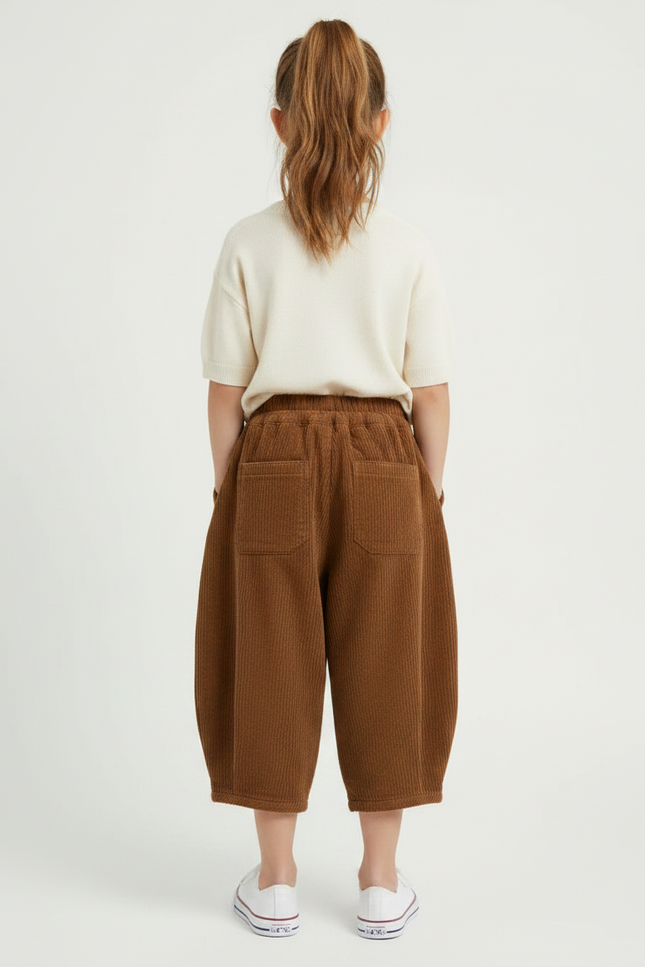 Pantalon Marron 3cc3 - Cordé - vue 2