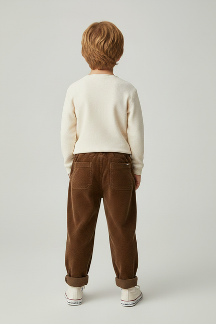 Pantalon Marron 37c9 - Cordé - vue 2