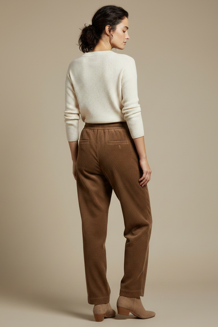 Pantalon Marron 3cdf - Cordé - vue 2