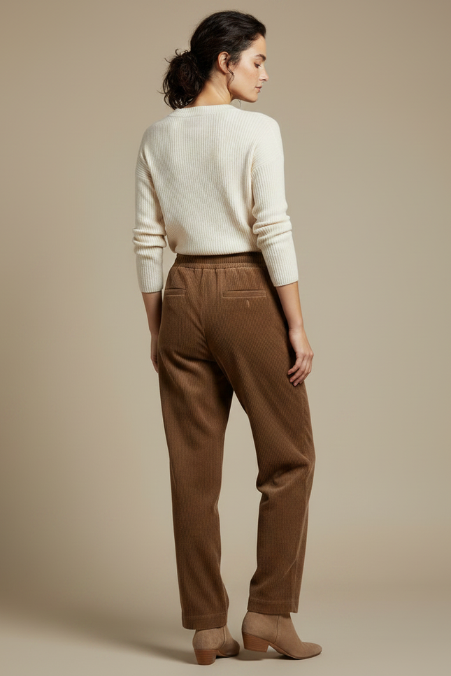Pantalon Marron 3cdf - Cordé - vue 2