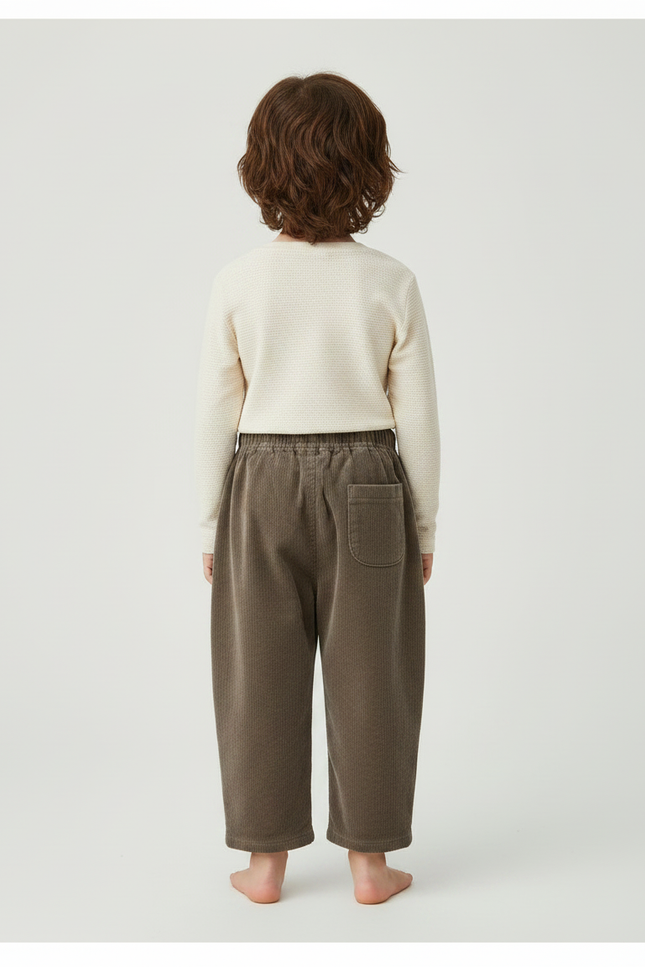 Pantalon Marron 8c73 - Cordé - vue 2