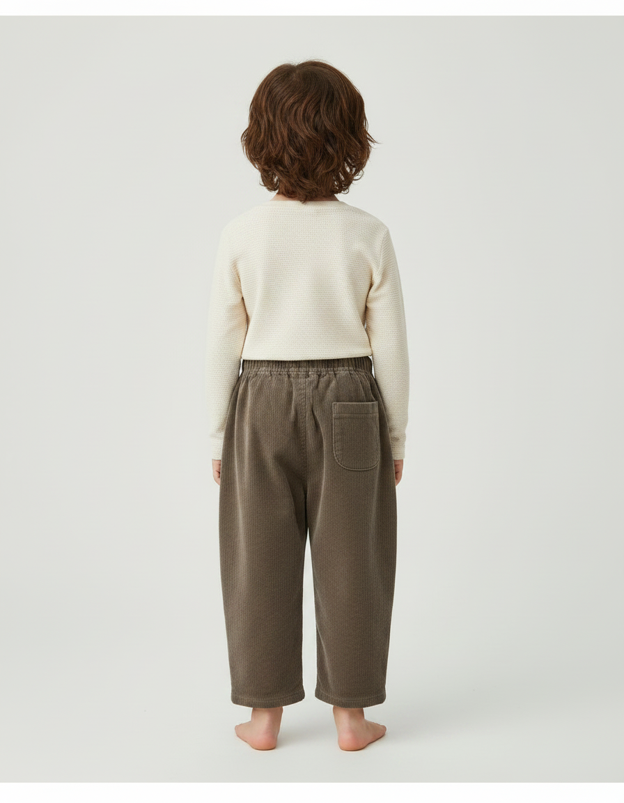Pantalon Marron 8c73 - Cordé - vue 2