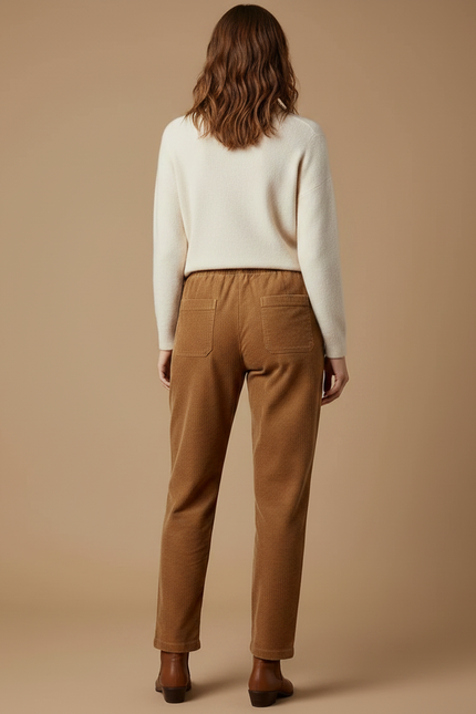 Pantalon Marron 0be3 - Cordé - vue 2