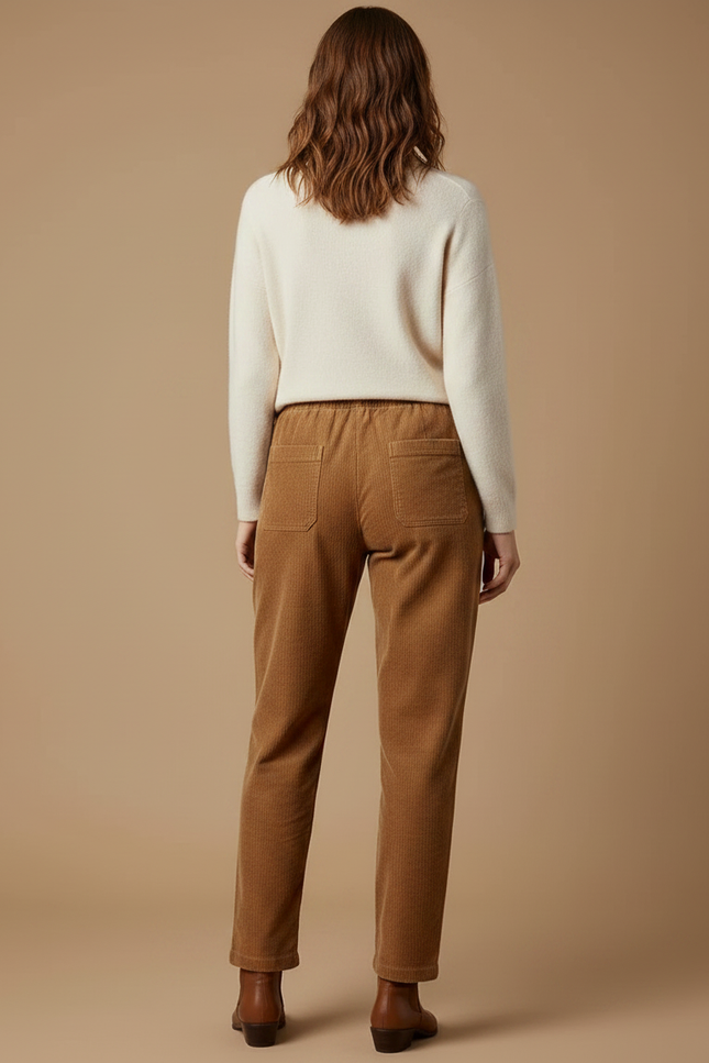 Pantalon Marron 0be3 - Cordé - vue 2