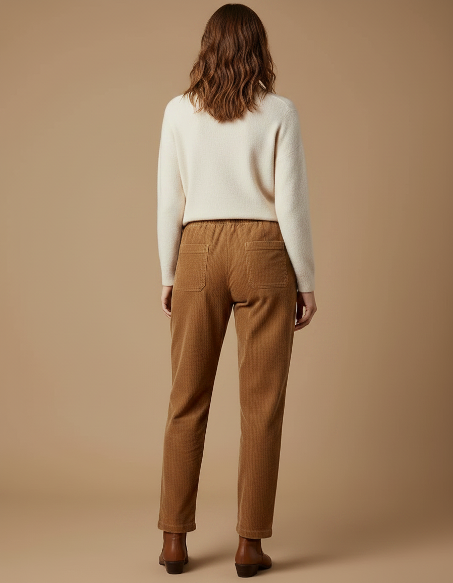 Pantalon Marron 0be3 - Cordé - vue 2