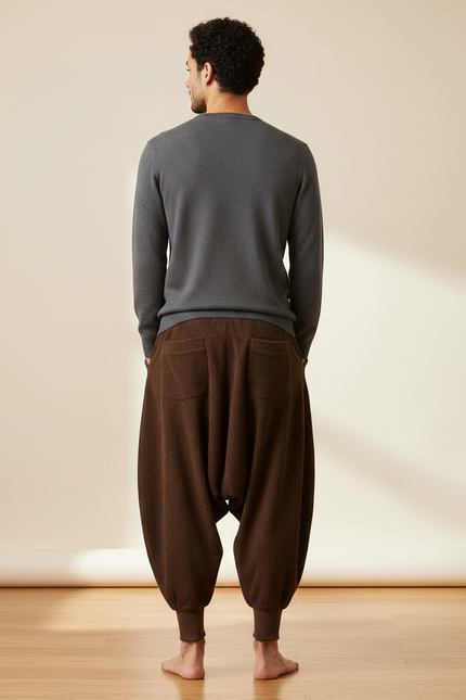 Pantalon Marron 0e85 - Cordé - vue 2