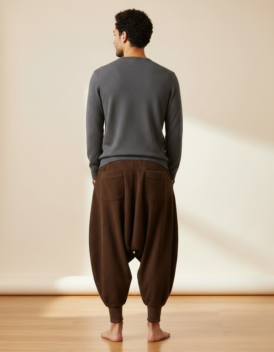 Pantalon Marron 0e85 - Cordé - vue 2