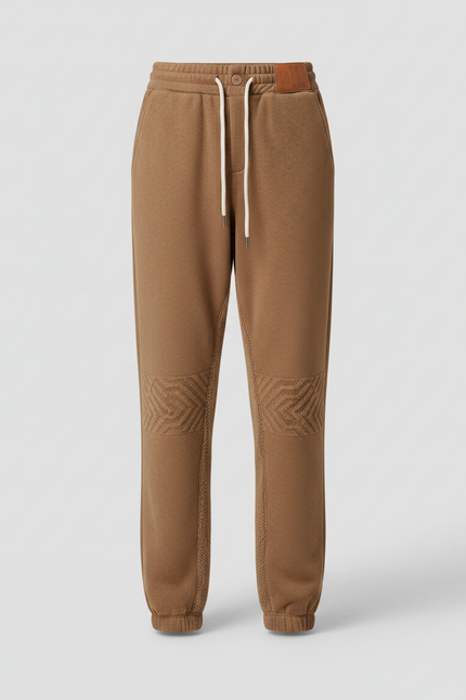 Pantalon Marron Jogging Molletonné Confortable Femme - vue 3