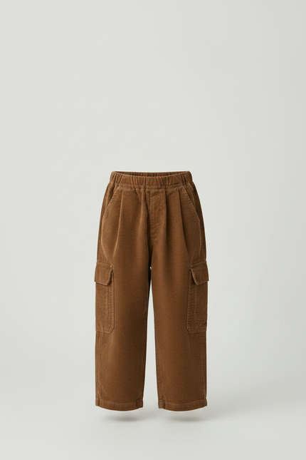 Pantalon Marron 5f66 - Cordé - vue 2