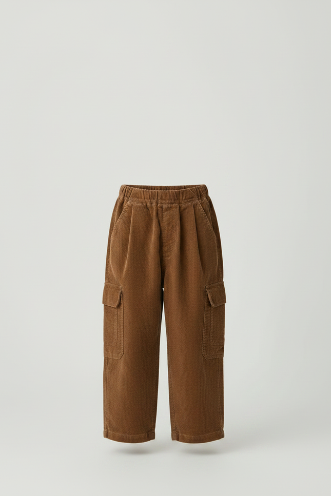 Pantalon Marron 5f66 - Cordé - vue 2
