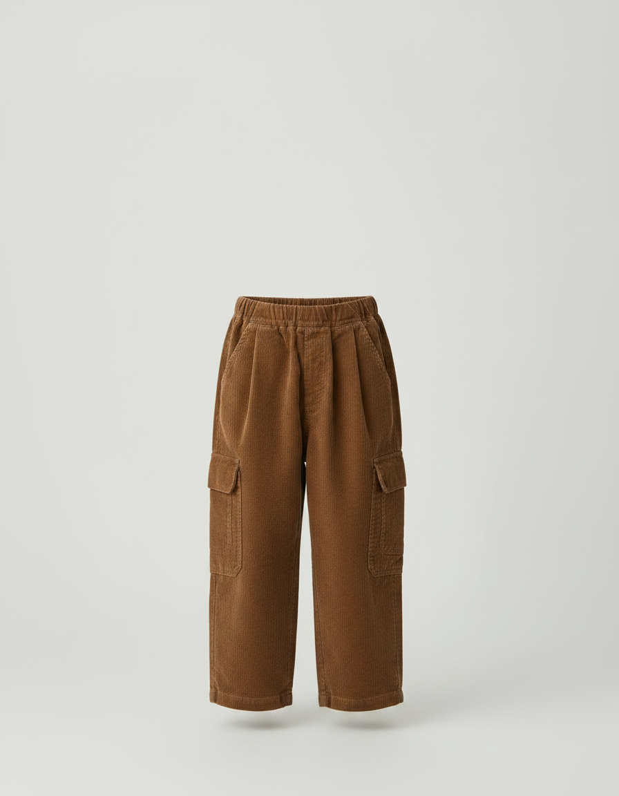 Pantalon Marron 5f66 - Cordé - vue 2