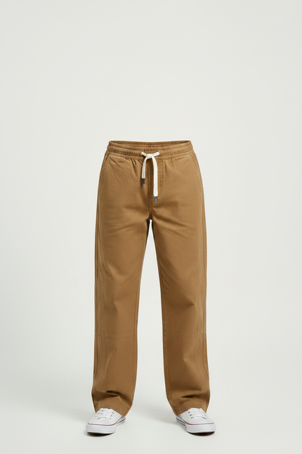 Pantalon Marron C544 - Toile - vue 3