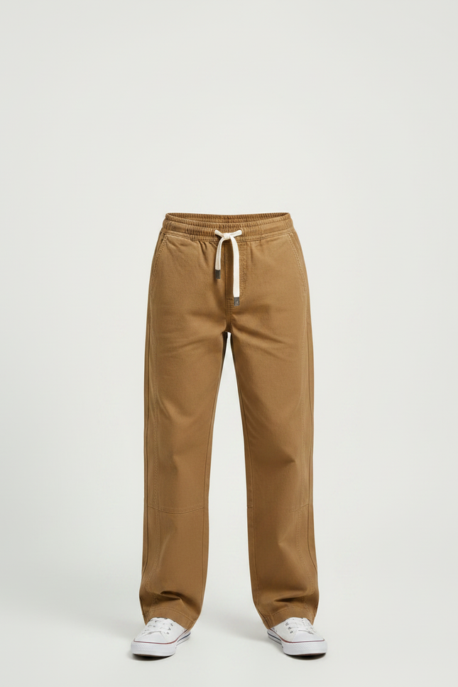 Pantalon Marron C544 - Toile - vue 3