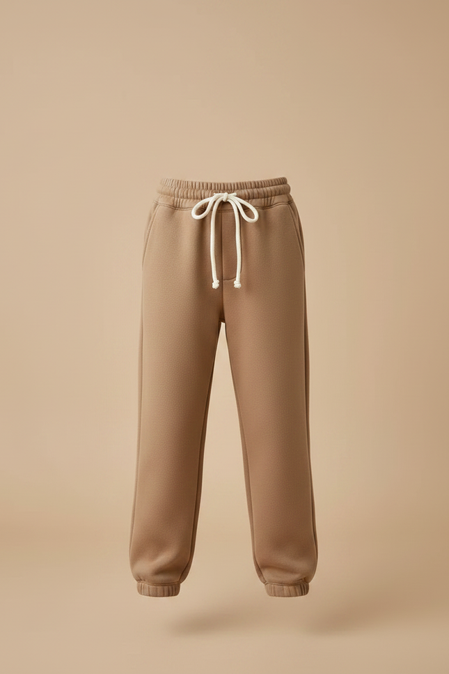 Pantalon Marron Molletonné Ample Confortable Enfant - vue 3