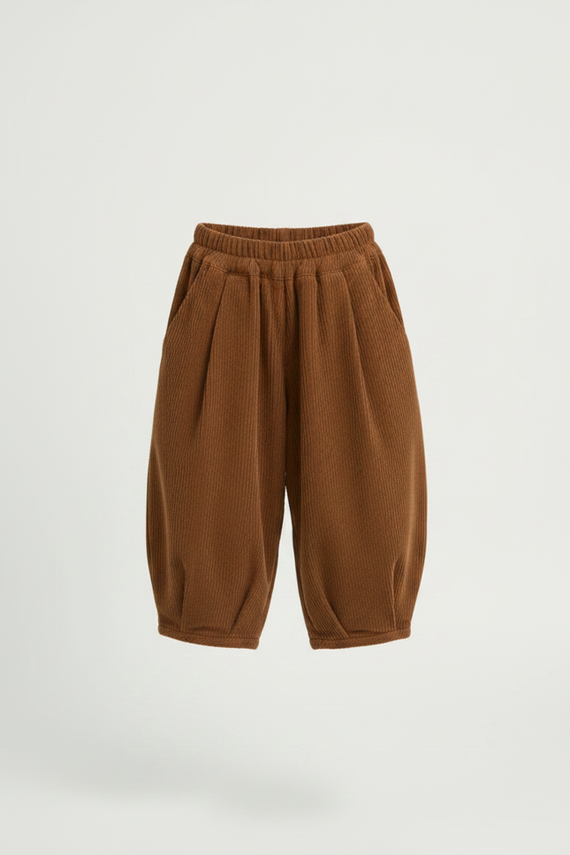 Pantalon Marron 3cc3 - Cordé - vue 3