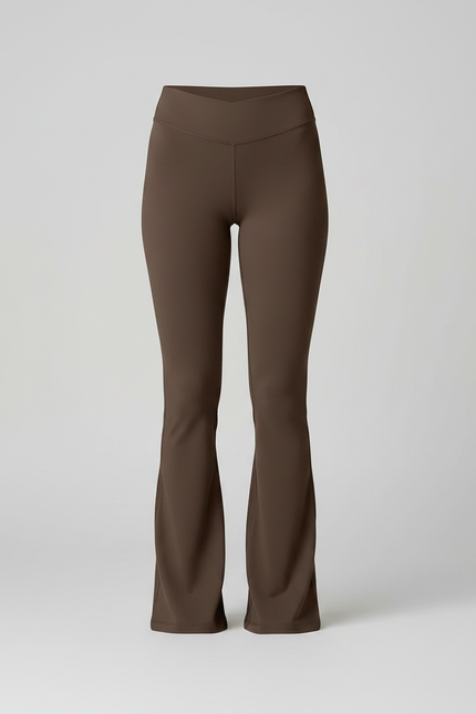 Pantalon Yoga Marron - Polyester - vue 3
