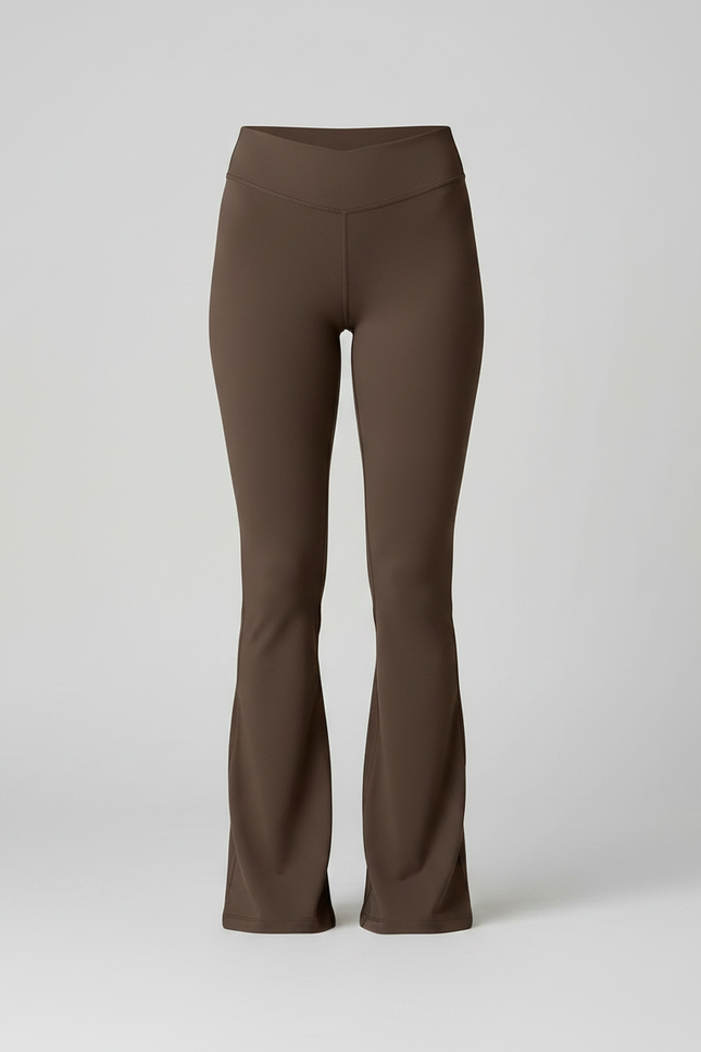 Pantalon Yoga Marron - Polyester - vue 3