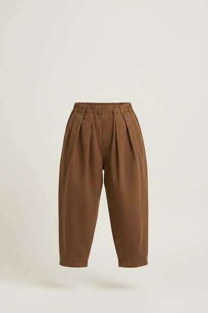 Pantalon Marron B6b1 - Toile - vue 3