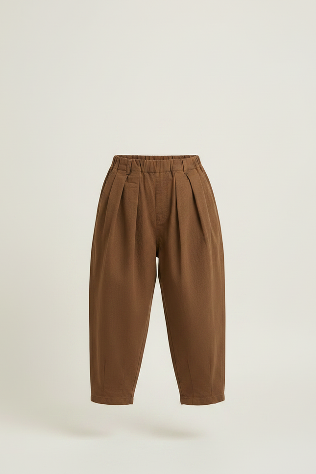 Pantalon Marron B6b1 - Toile - vue 3