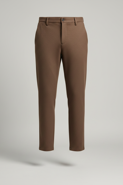 Pantalon Laine Marron Homme - vue 3
