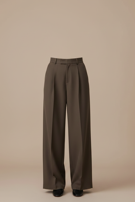 Pantalon Marron 49bc - Gabardine - vue 3