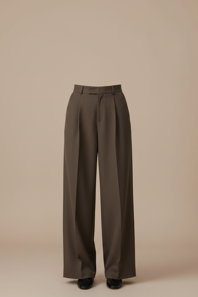 Pantalon Marron 49bc - Gabardine - vue 3