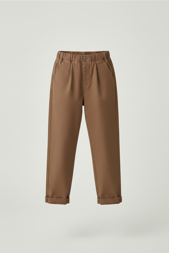 Pantalon Marron A6dd - Gabardine - vue 3