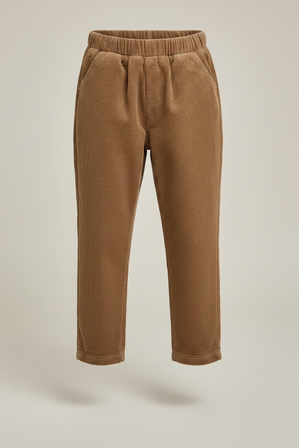 Pantalon Marron 22b7 - Cordé - vue 3