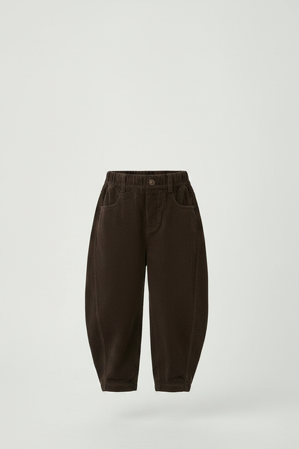 Pantalon Marron Ecd7 - Cordé - vue 3