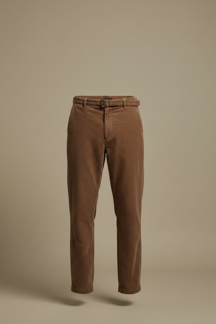 Pantalon Marron 3aa9 - Cordé - vue 3