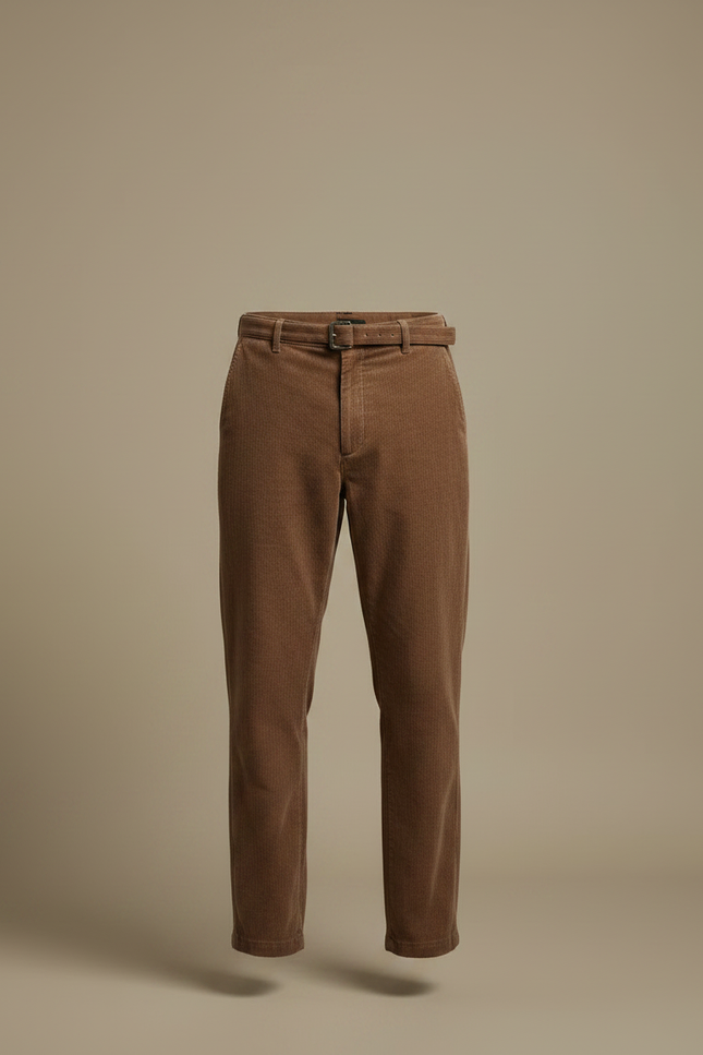 Pantalon Marron 3aa9 - Cordé - vue 3