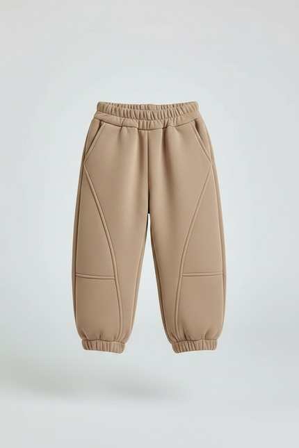 Pantalon Marron Ample Doux Chaud Garçon Hiver - Molleton - vue 3