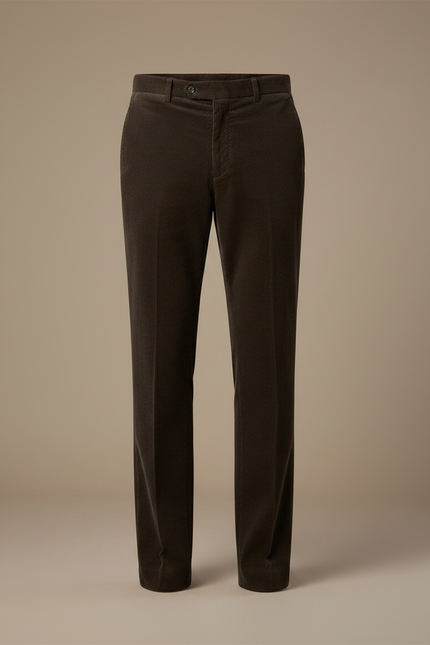 Pantalon Marron Fa73 - Cordé - vue 3