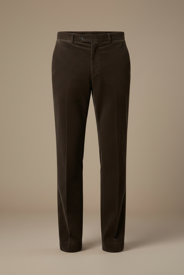 Pantalon Marron Fa73 - Cordé - vue 3