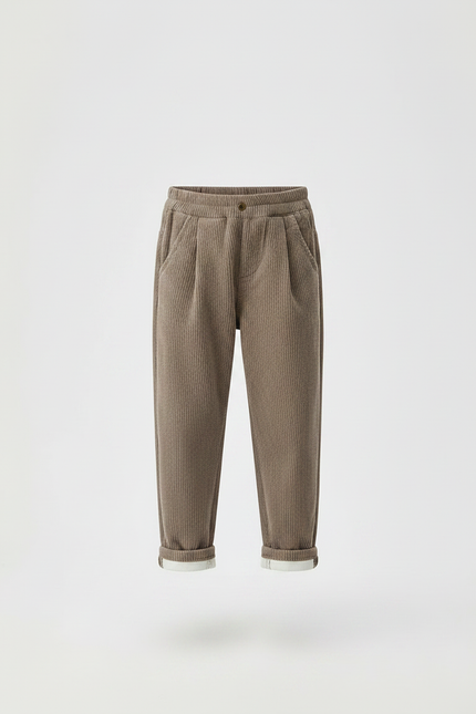 Pantalon Marron 773d - Cordé - vue 3