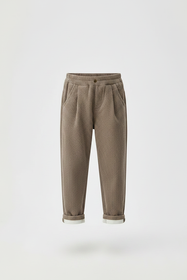 Pantalon Marron 773d - Cordé - vue 3