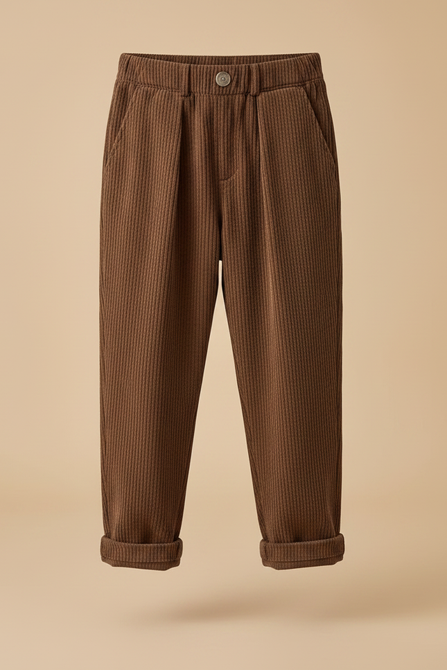 Pantalon Marron C6cf - Cordé - vue 3