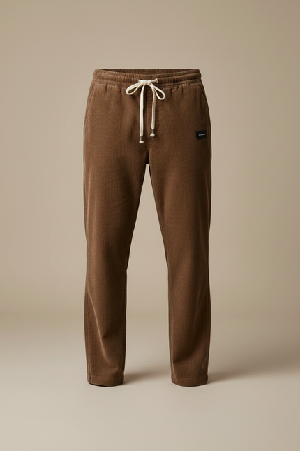 Pantalon Marron 2269 - Cordé - vue 3