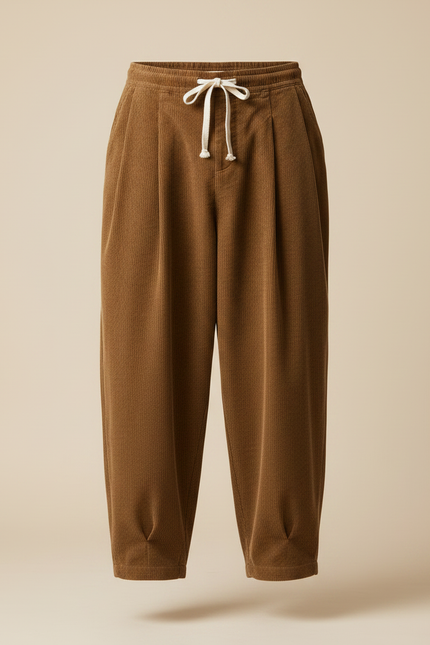 Pantalon Marron 9fe6 - Cordé - vue 3