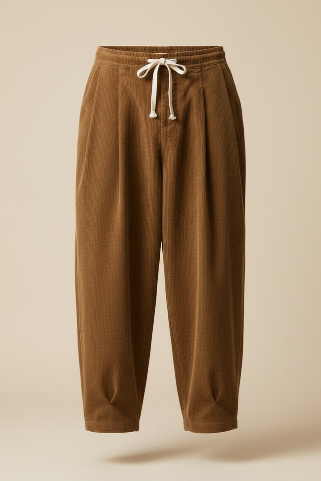 Pantalon Marron 9fe6 - Cordé - vue 3