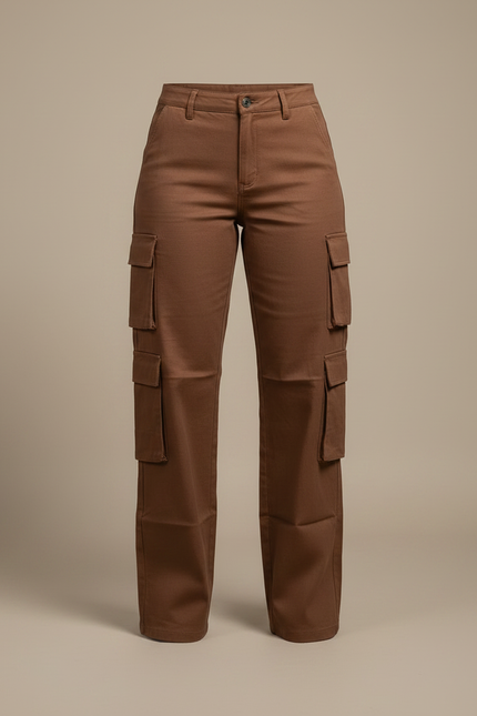 Pantalon Marron 51bf - Toile - vue 3