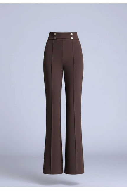Pantalon Marron Ba7d - Gabardine - vue 3